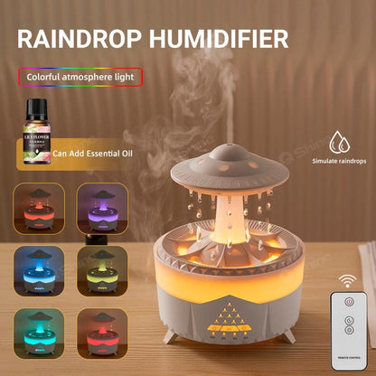 Humidificador aromaterapia lluvia